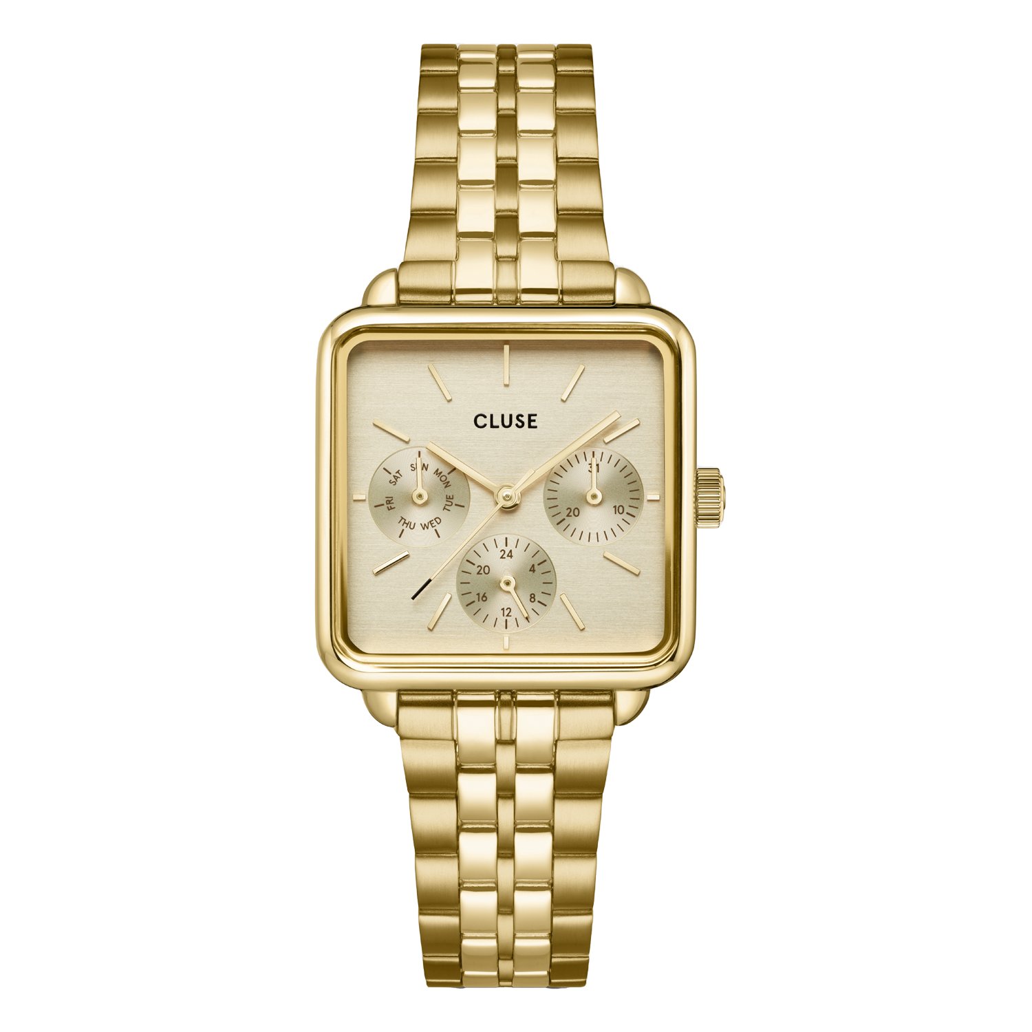 CLUSE - La Tétragone multifunction horloge goud