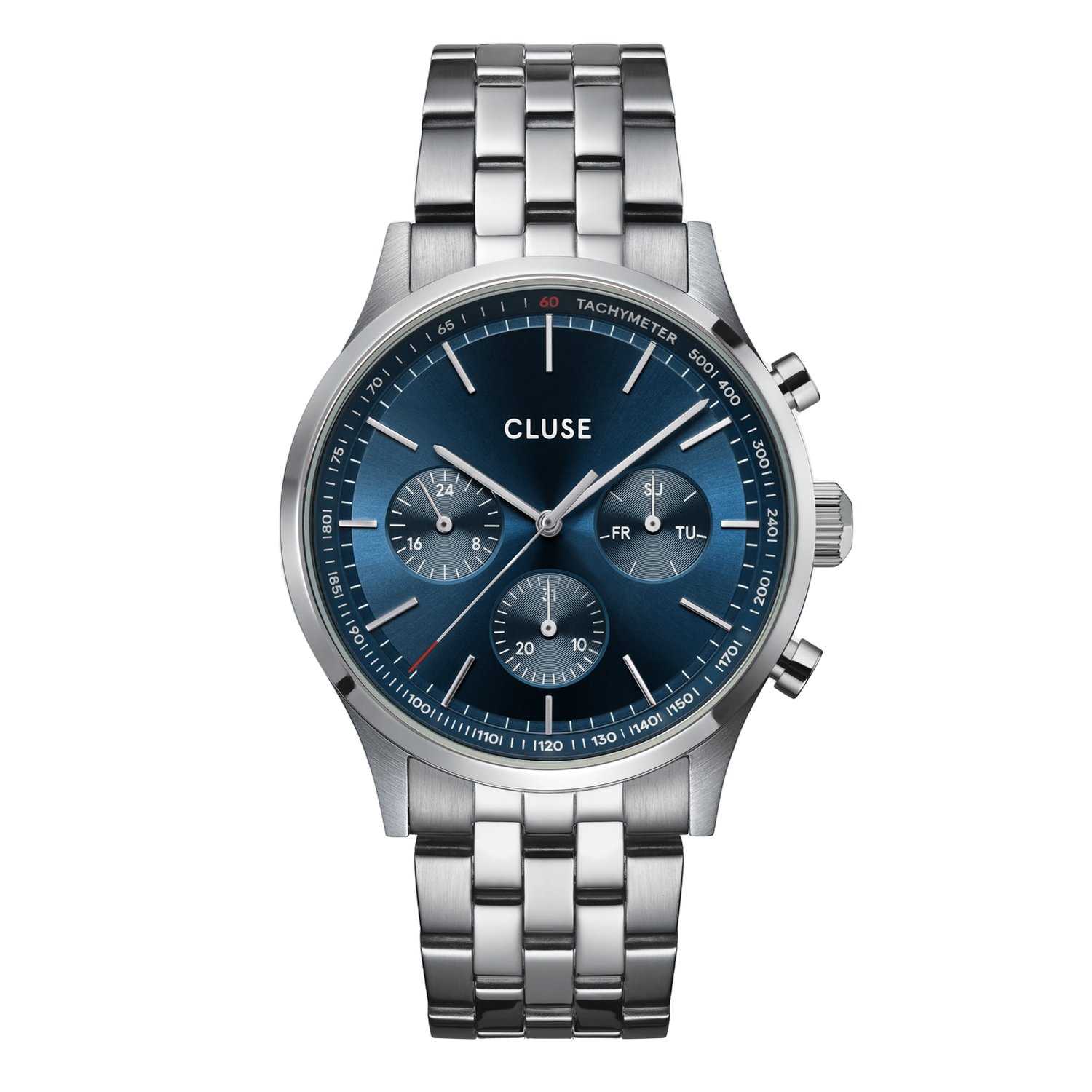 CLUSE - Anthéor multifunction herenhorloge blauw