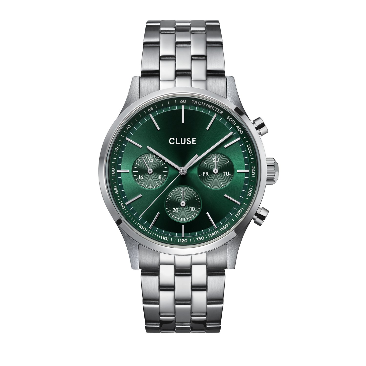 CLUSE - Anthéor multifunction herenhorloge groen