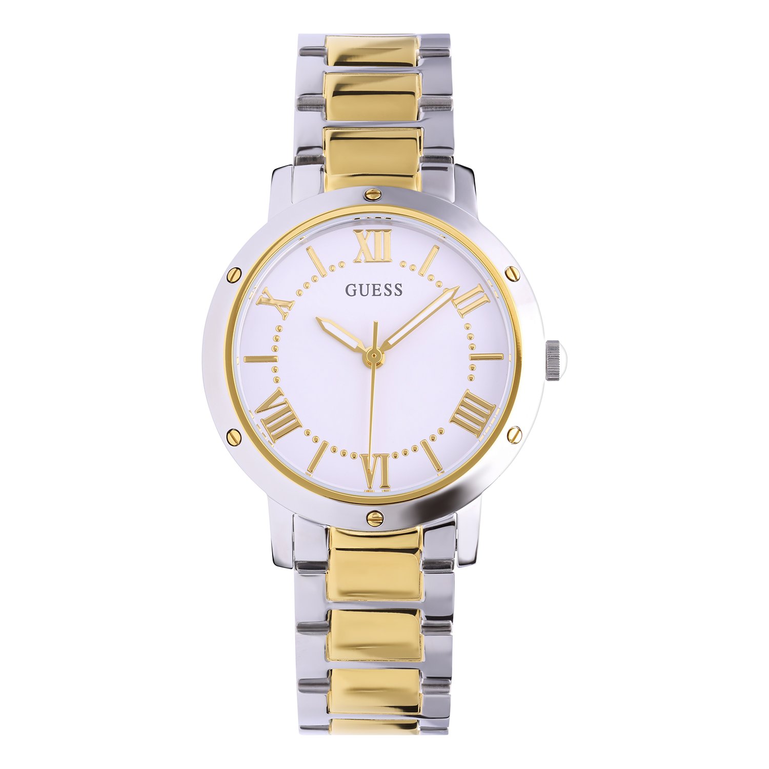 Guess stalen dameshorloge bicolor DAWN GW0404L2