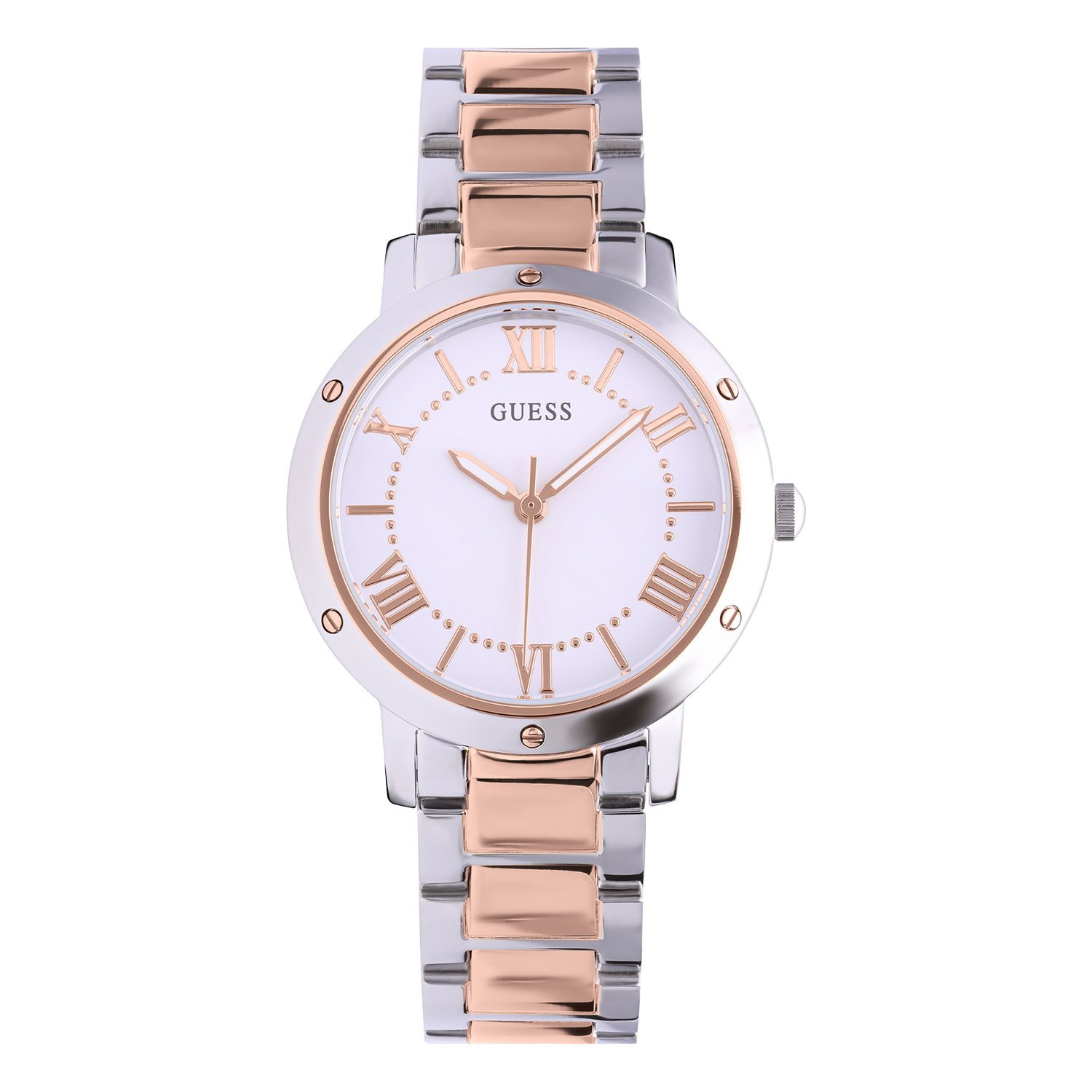 Guess stalen dameshorloge bicolor DAWN GW0404L3