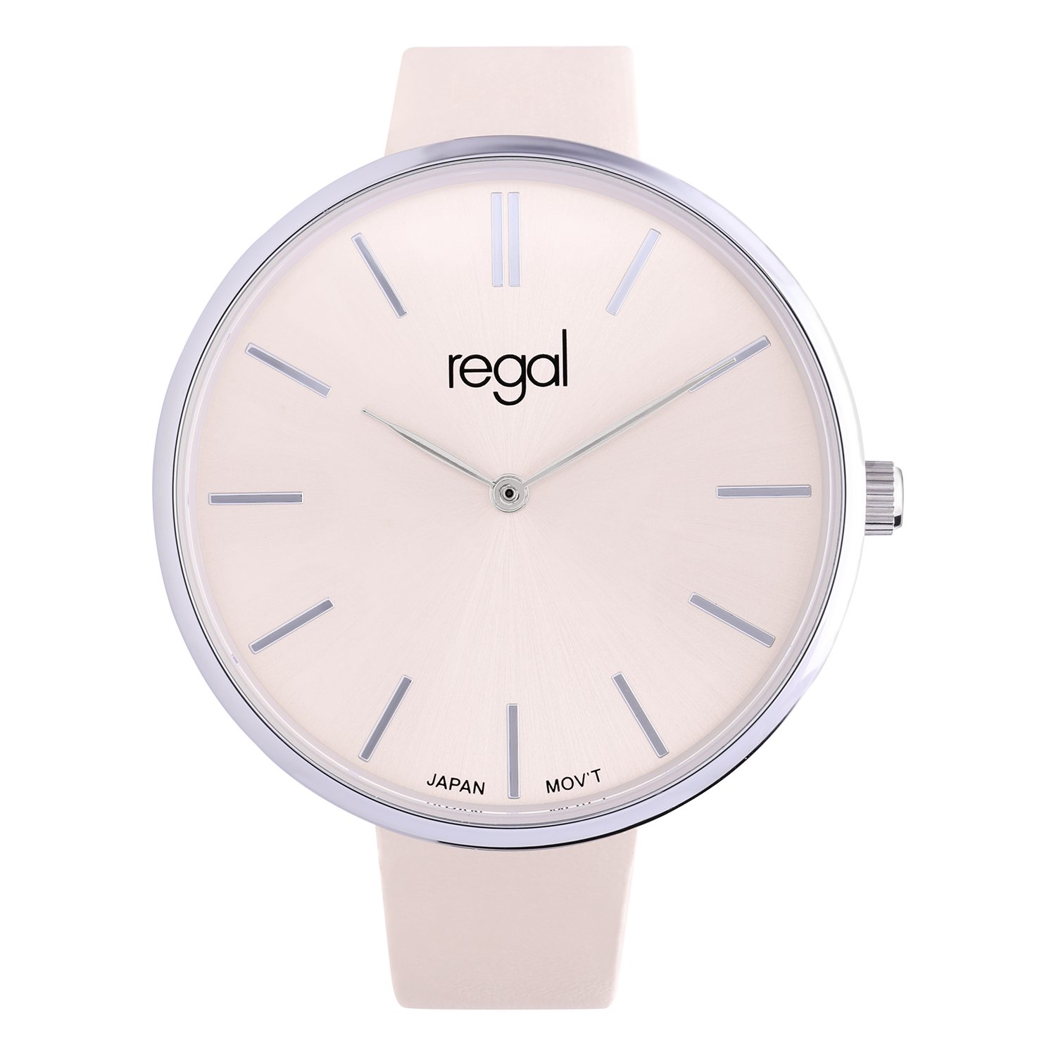 Regal dames horloge met peach band