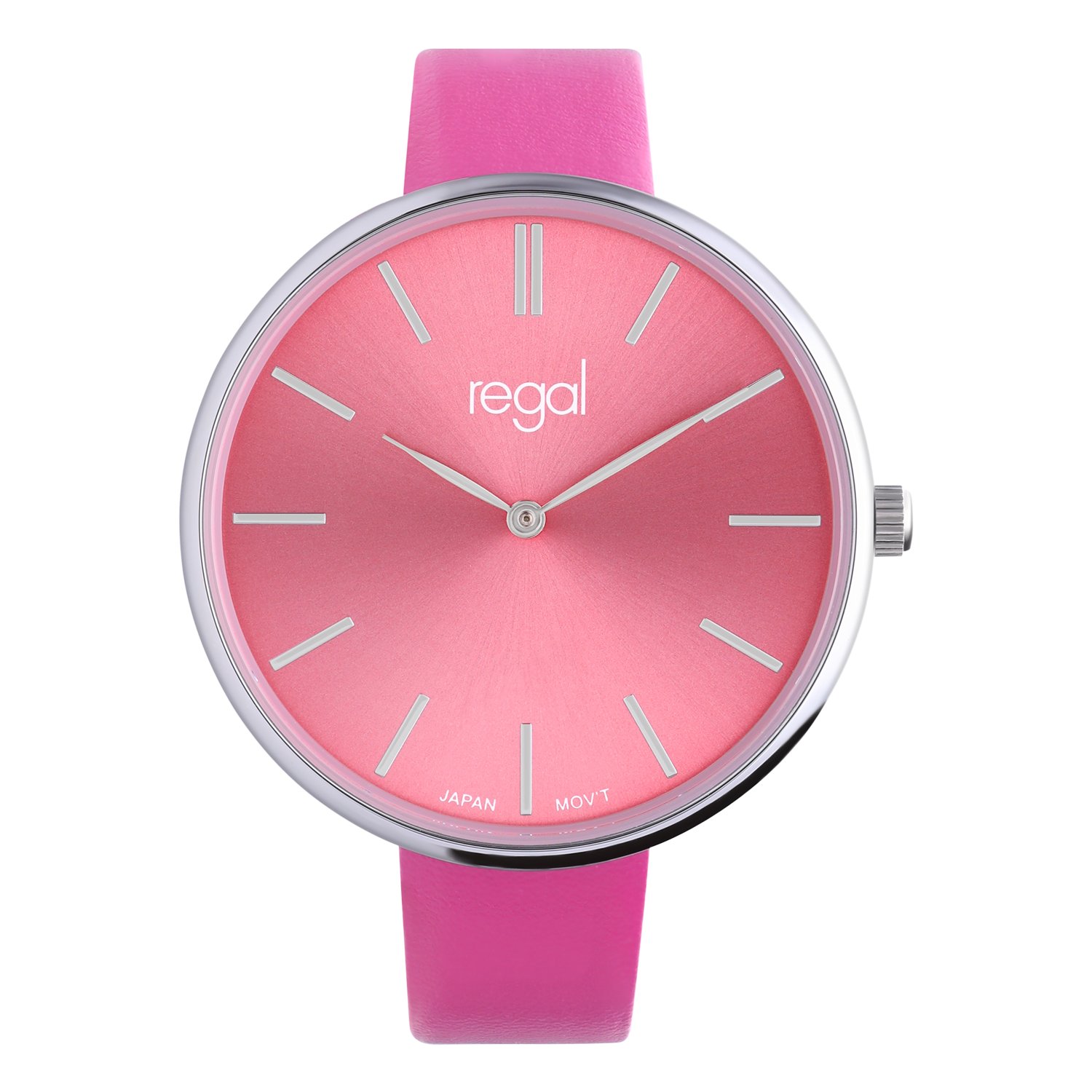 Regal dames horloge met fuchsia band