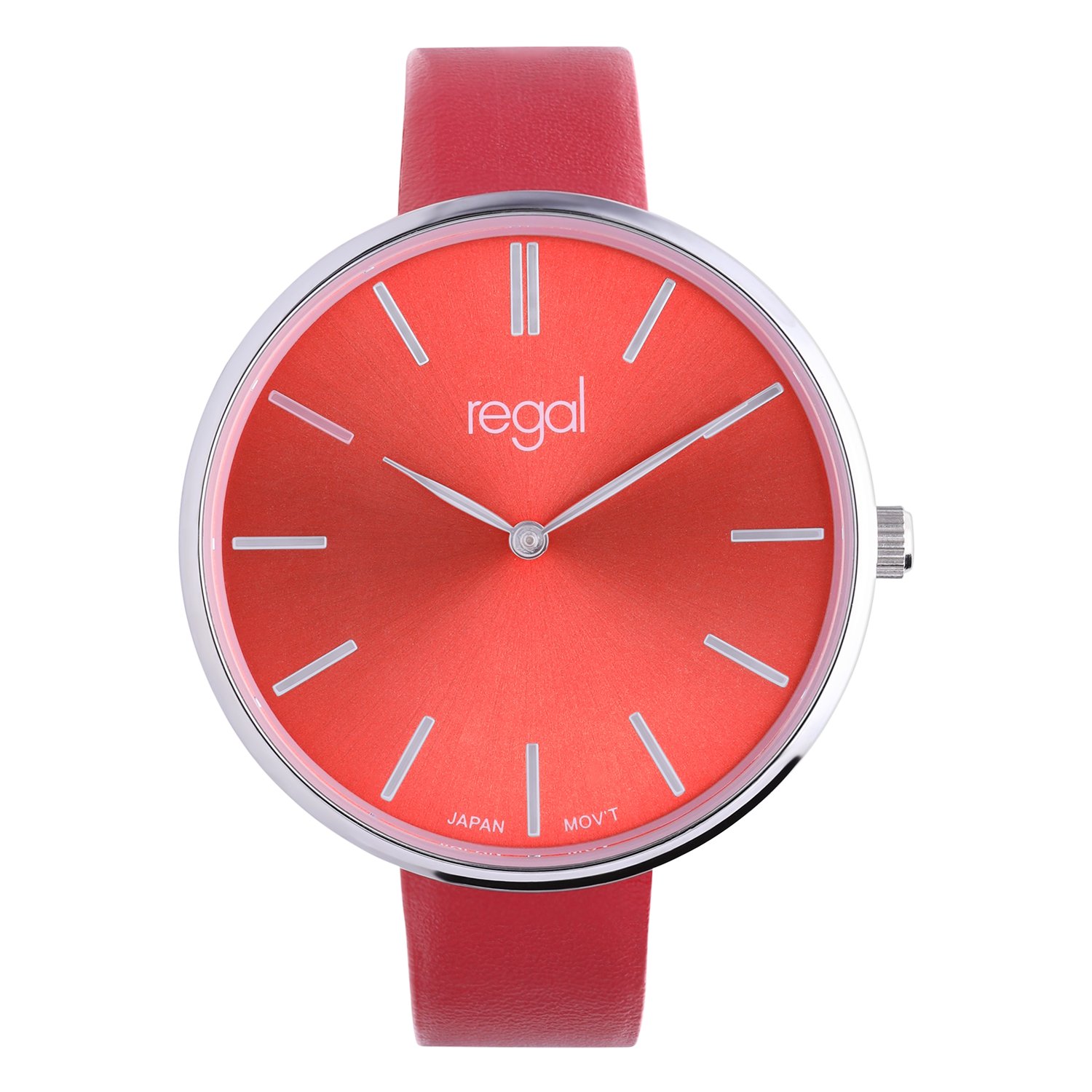 Regal dames horloge met rode band