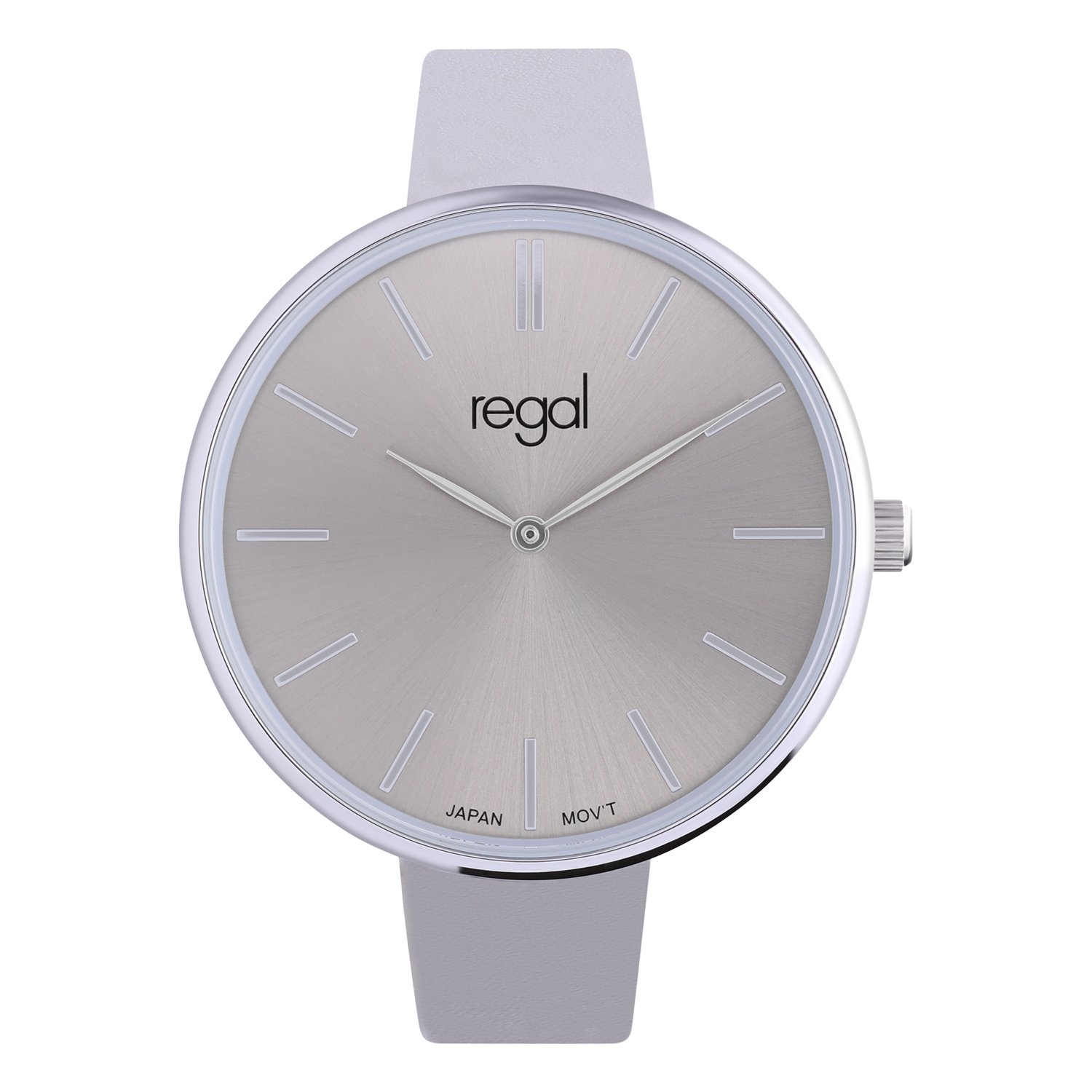 Regal dames horloge met grijze band