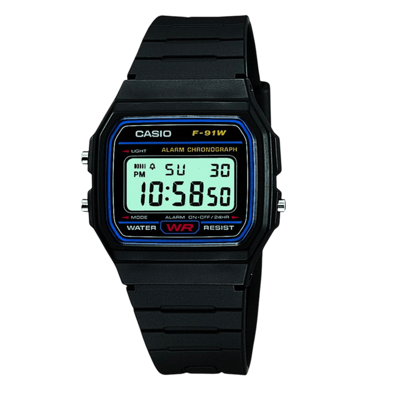 Casio Retro Digitaal Horloge Zwart F-91W-1YEF