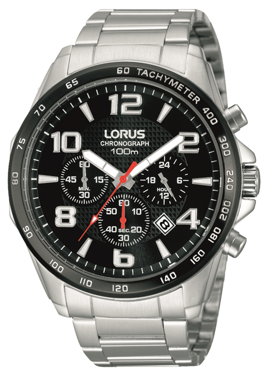 Lorus Titanium Heren Horloge Chronograaf Zilverkleurig RT351CX9