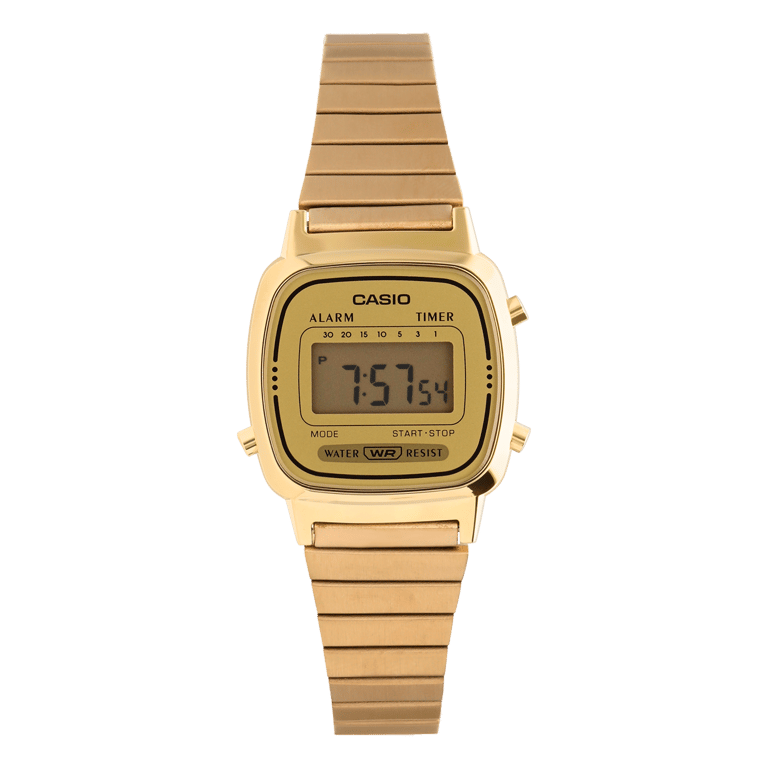 Casio Retro Digitaal Dames Horloge Goudkleurig LA670WEGA-9EF