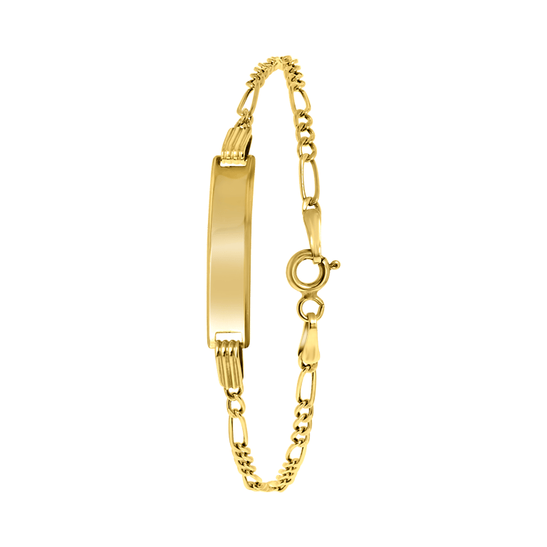 Gravurarmband für Kinder, 375 Gold, 15 cm