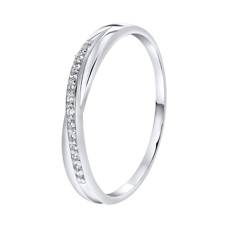 Ring, 925 Silber, mit Zirkonia