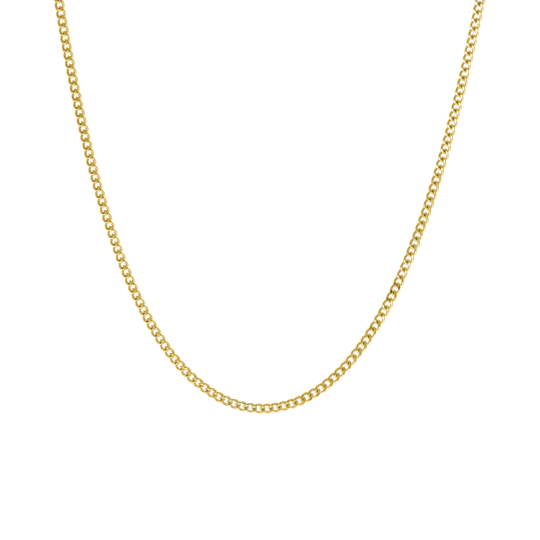 14 Karaat geelgouden ketting gourmet 1,00mm