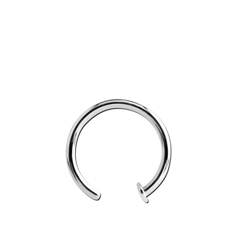 Stalen neuspiercing ring