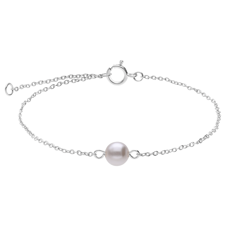 Armband, 925 Silber, mit Perle