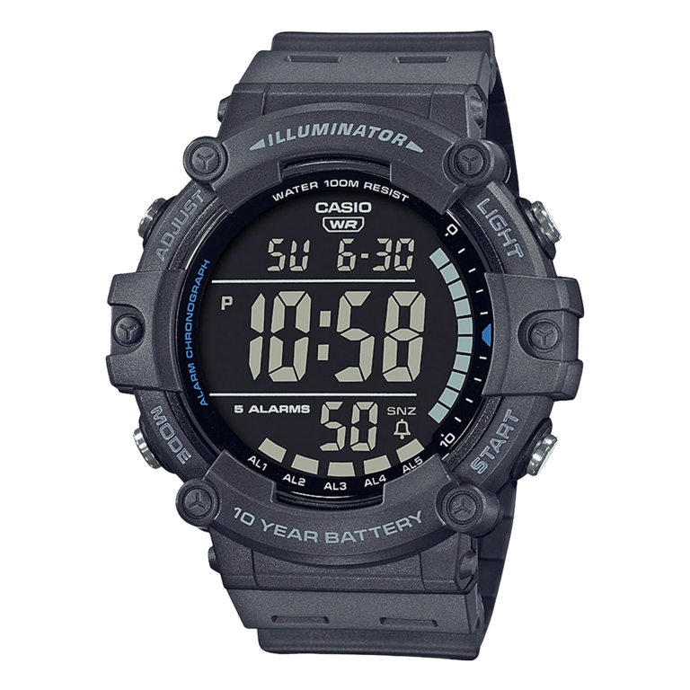 Casio Digitaal Heren Horloge Blauw Resin AE-1500WH-8BVEF