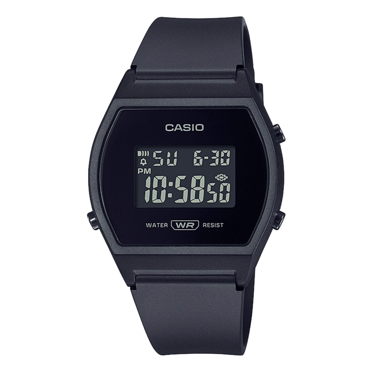 Casio Retro Digitaal Dames Horloge Zwart LW-204-1BEF