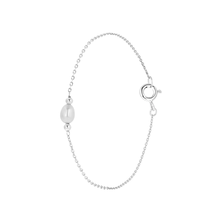 Armband, 925 Silber, Süßwasserperle