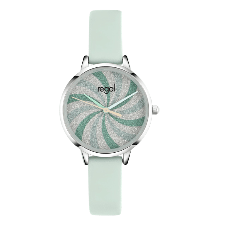 Regal Kinder Horloge PU leer Swirl