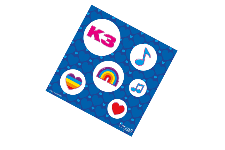 K3 stickervel