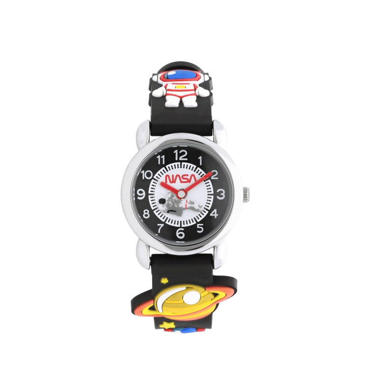 Nasa Kinder-Armbanduhr mit Silikon-Armband