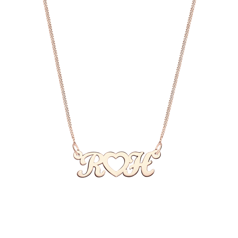 Gerecycleerd zilveren rose ketting