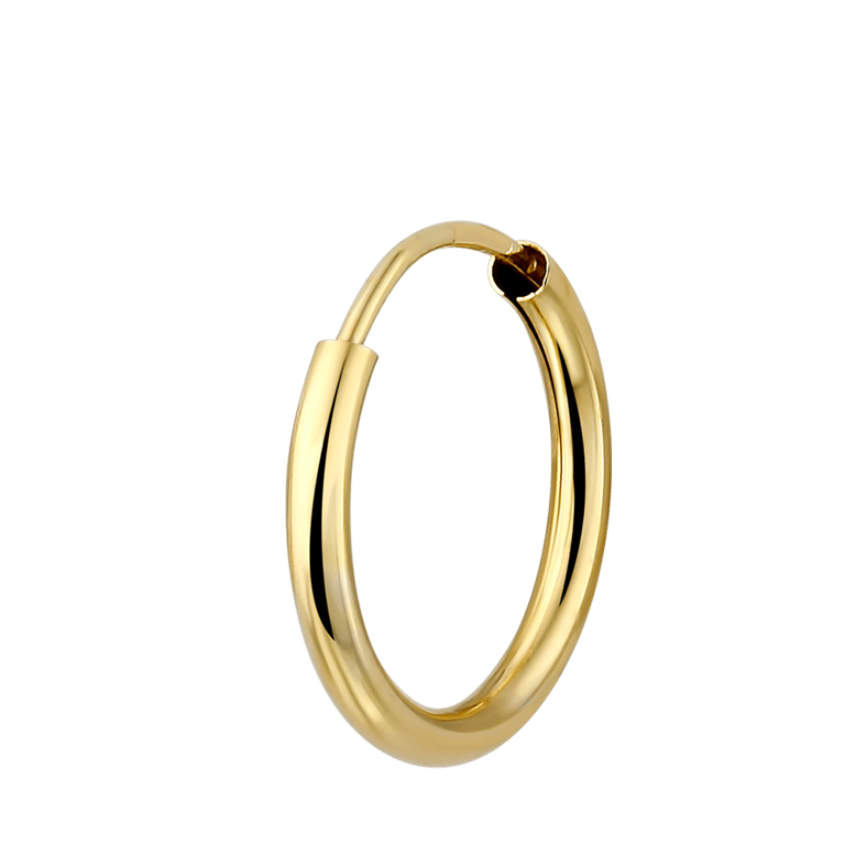 585 Gold Herrenohrring, 15.5 mm