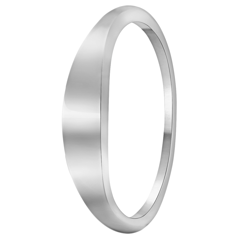 Zilveren ring rhodiumplated