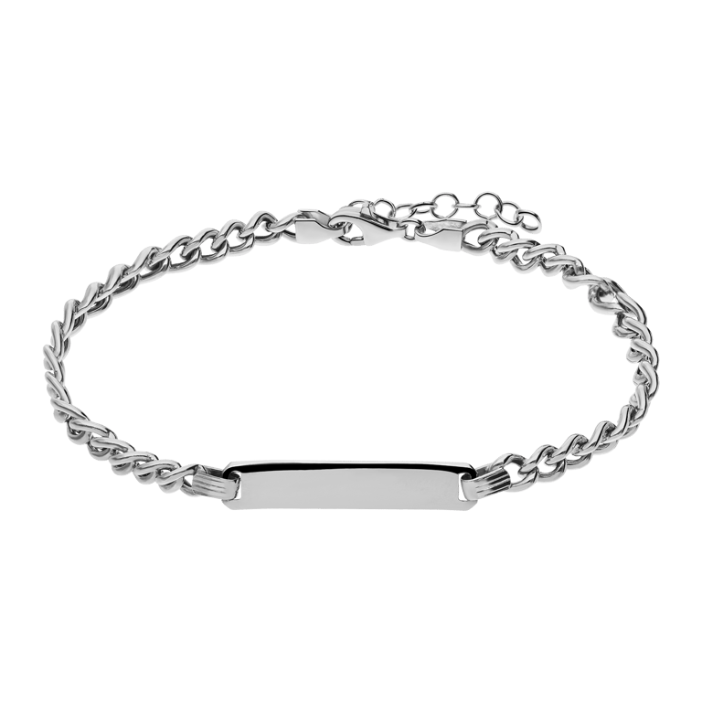 Plattenarmband aus 925er Silber