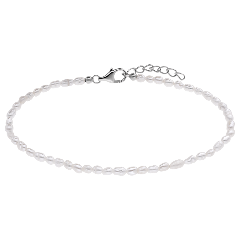 Armband, 925 Silber, Süßwasserperle