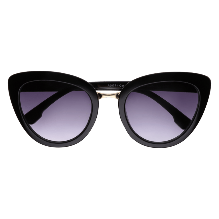 Sonnenbrille mit schwarzem Rahmen, Cateye