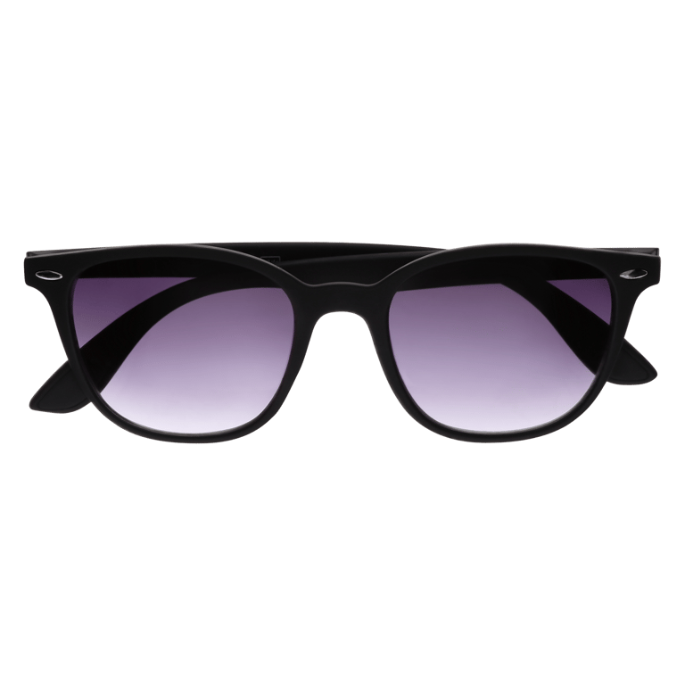 Sonnenbrille mit schwarzem Rahmen