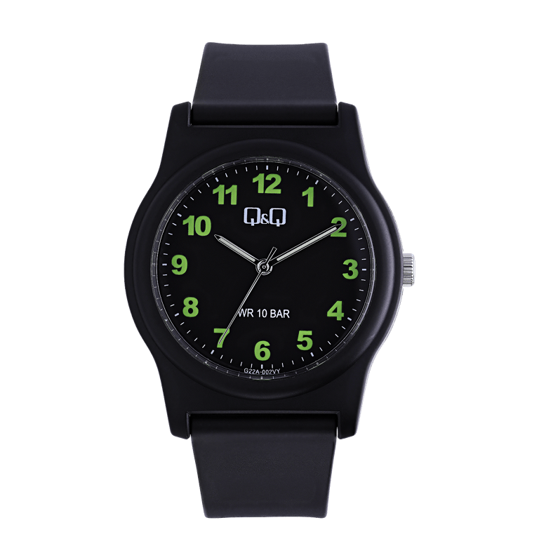 Q&Q herenhorloge met rubber band G22A-002VY