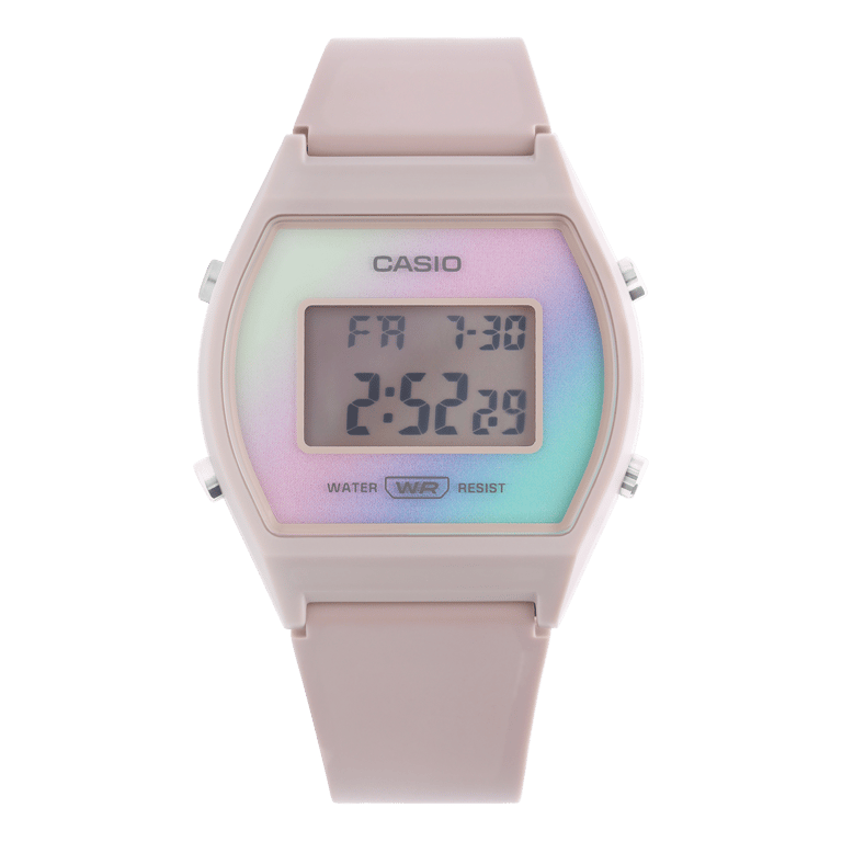 Casio retro dameshorloge roze LW-205H-4AEF