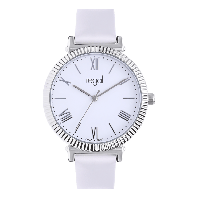 Regal horloge pantone kleur wit