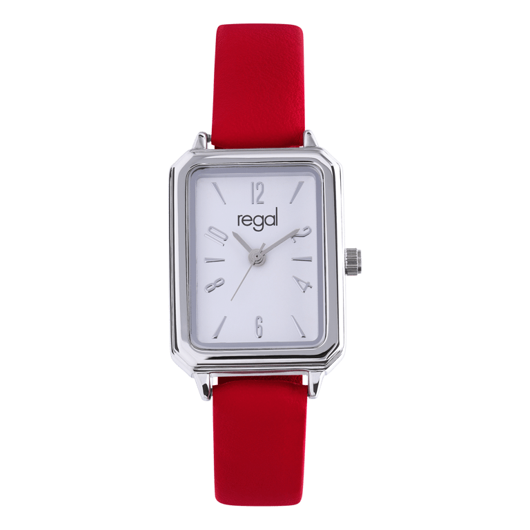 Regal dames horloge met rode band